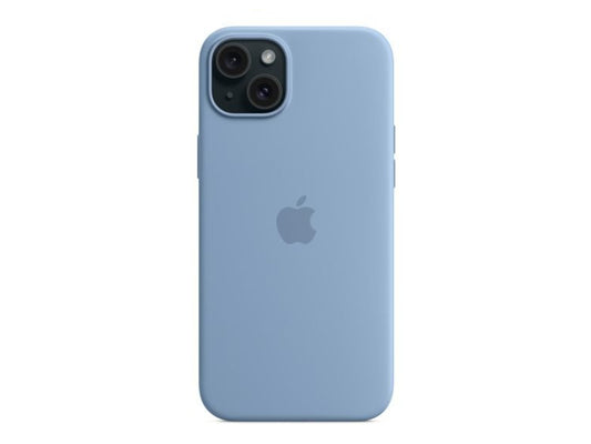 iPhone 15 Plus Silicone Case with MagSafe - Winter Blue