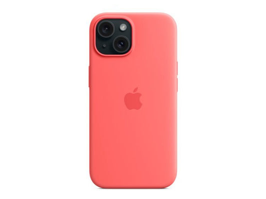 iPhone 15 Silicone Case with MagSafe - Guava