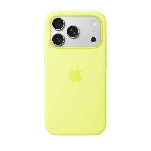 Apple iPhone 17 Pro Silicone Case With MagSafe – Neon Yellow