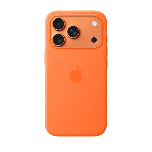 Apple iPhone 17 Pro Silicone Case With MagSafe – Orange