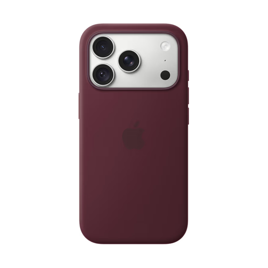 Apple iPhone 18 Pro Max Silicone Case with MagSafe - Burgundy