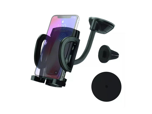 Scosche 4 In 1 Phone Mount kit - Phone Holder - Black