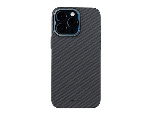 Eltoro MagSafe Iron Carbon Case For iPhone 15 Pro - Black