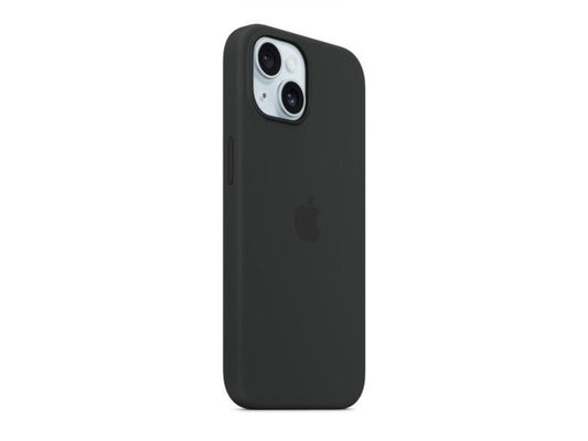 iPhone 15 Silicone Case with MagSafe - Black