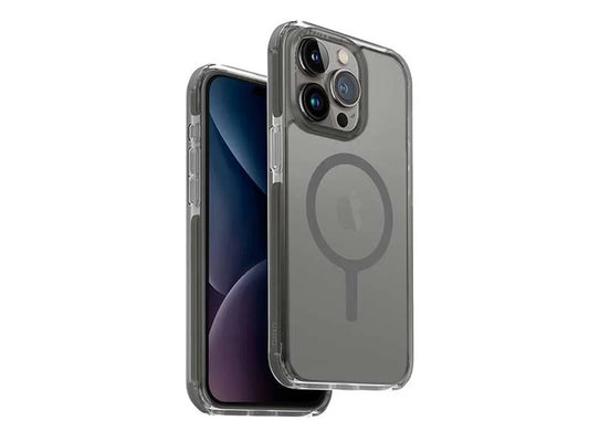 Uniq Combat Pase Case For iPhone 15 Pro 6.1 Inch Magclick Charging - Frost Gray